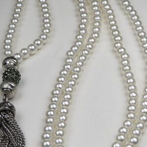 Pearl Fashion Necklace 40" long